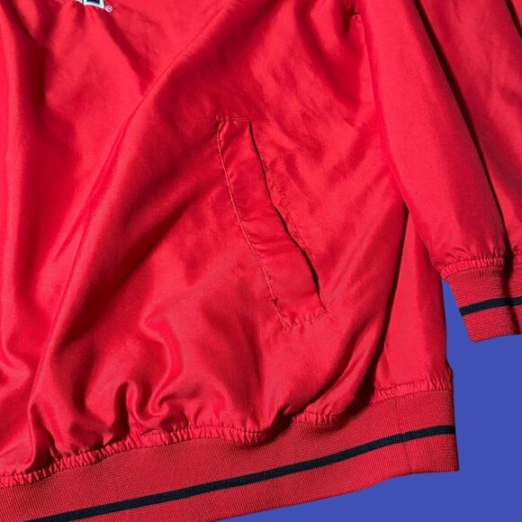 Nebraska Cornhuskers Football Windbreaker Pullover Size Men’s XXL Pro Edge Red - Picture 4 of 10